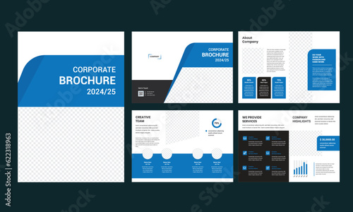 Business brochure pages template