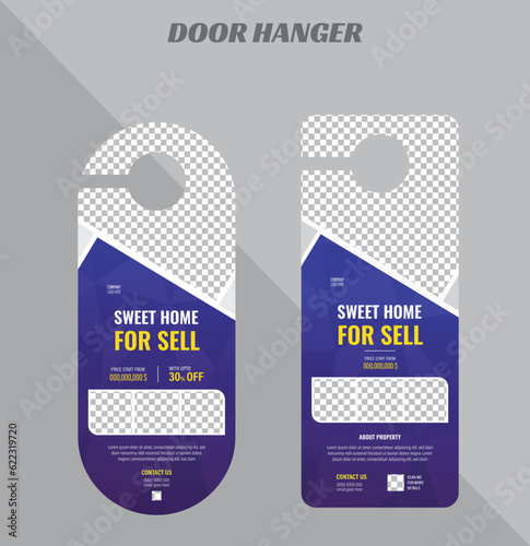 Sell Door hanger for free door hang template