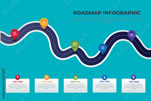 road infographic icons designed for abstract background template
