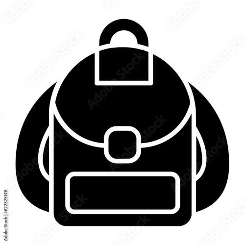 Bagpack Glyph Icon