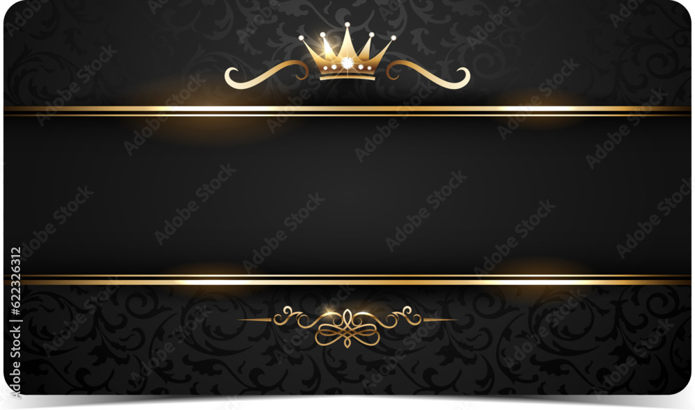 Premium VIP Card. Black and gold luxury vip business card design template. Premium VIP Card. Black and gold luxury vip business card design template.