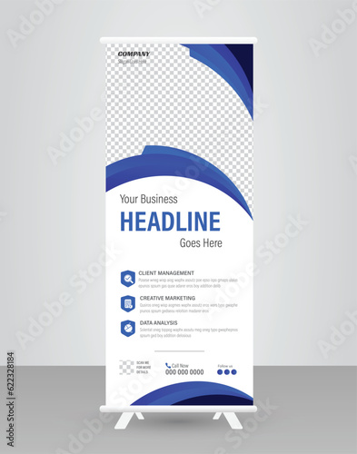 Wonderful Roll up banner design template for you