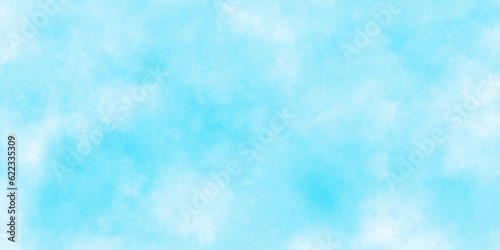 Light sky blue watercolor background.Watercolor illustration art marble painting sky,Beautiful grunge blue background with space and for any design,Blue grunge surface texture design for creative,