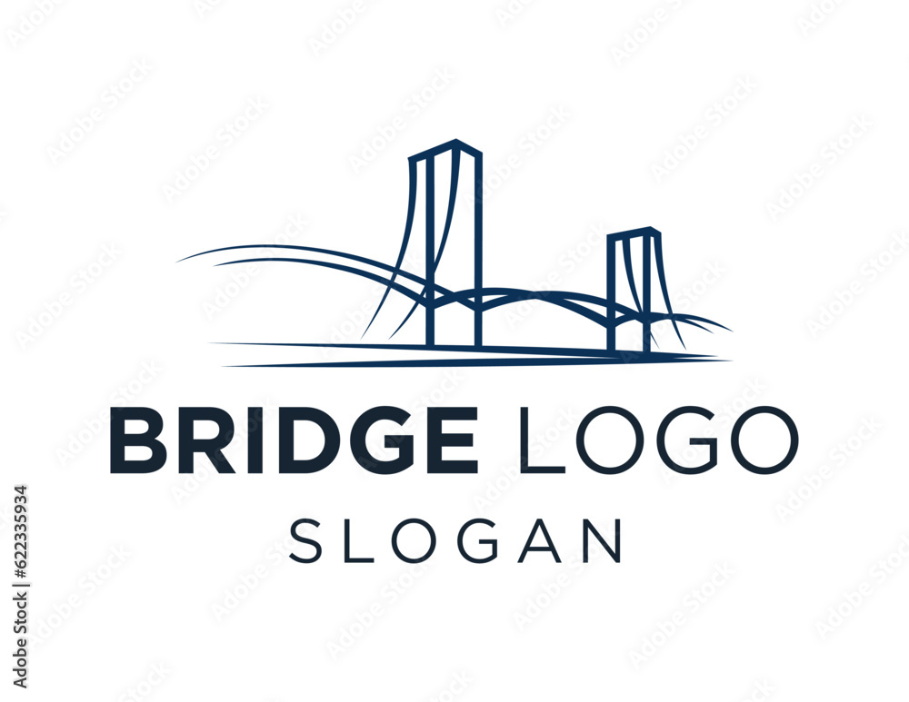 Logo about Bridge on a white background. created using the CorelDraw application.