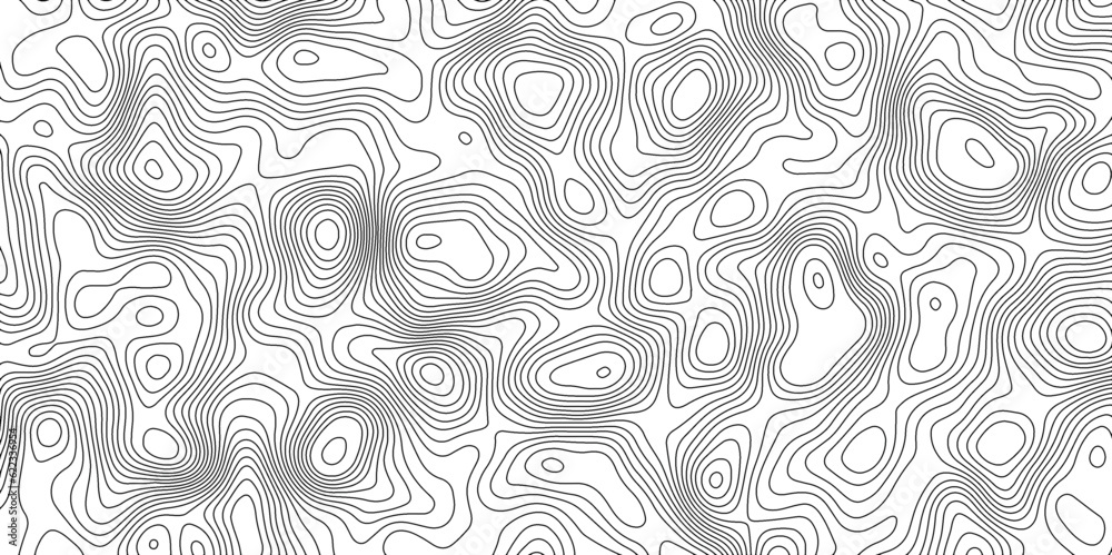Topographic map background geographic line map with elevation assignments. Modern design with White background with topographic wavy pattern design.paper texture Imitation of a geographical map shades Topographic map background geographic line map with elevation assignments. Modern design with White background with topographic wavy pattern design.paper texture Imitation of a geographical map shades