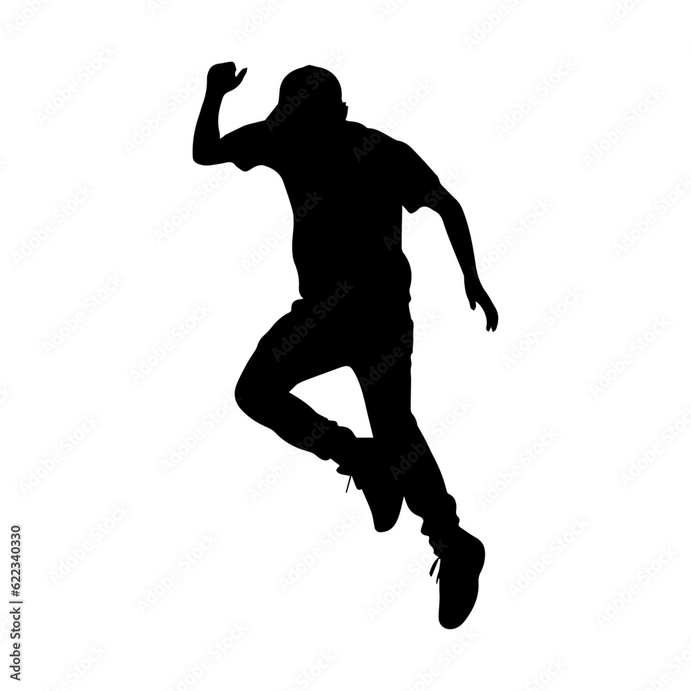 jumping figure silhouette illustration jumping figure silhouette illustration