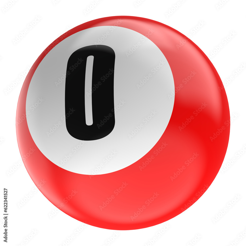 ball number 3D ball number 3D