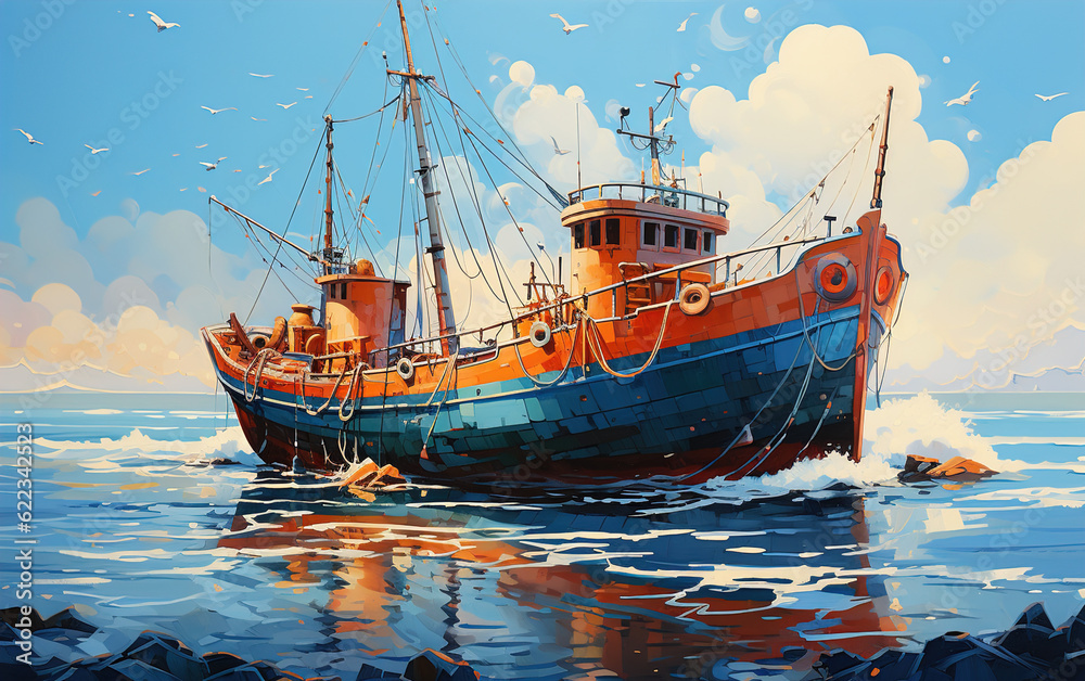 Obraz premium sea_boat