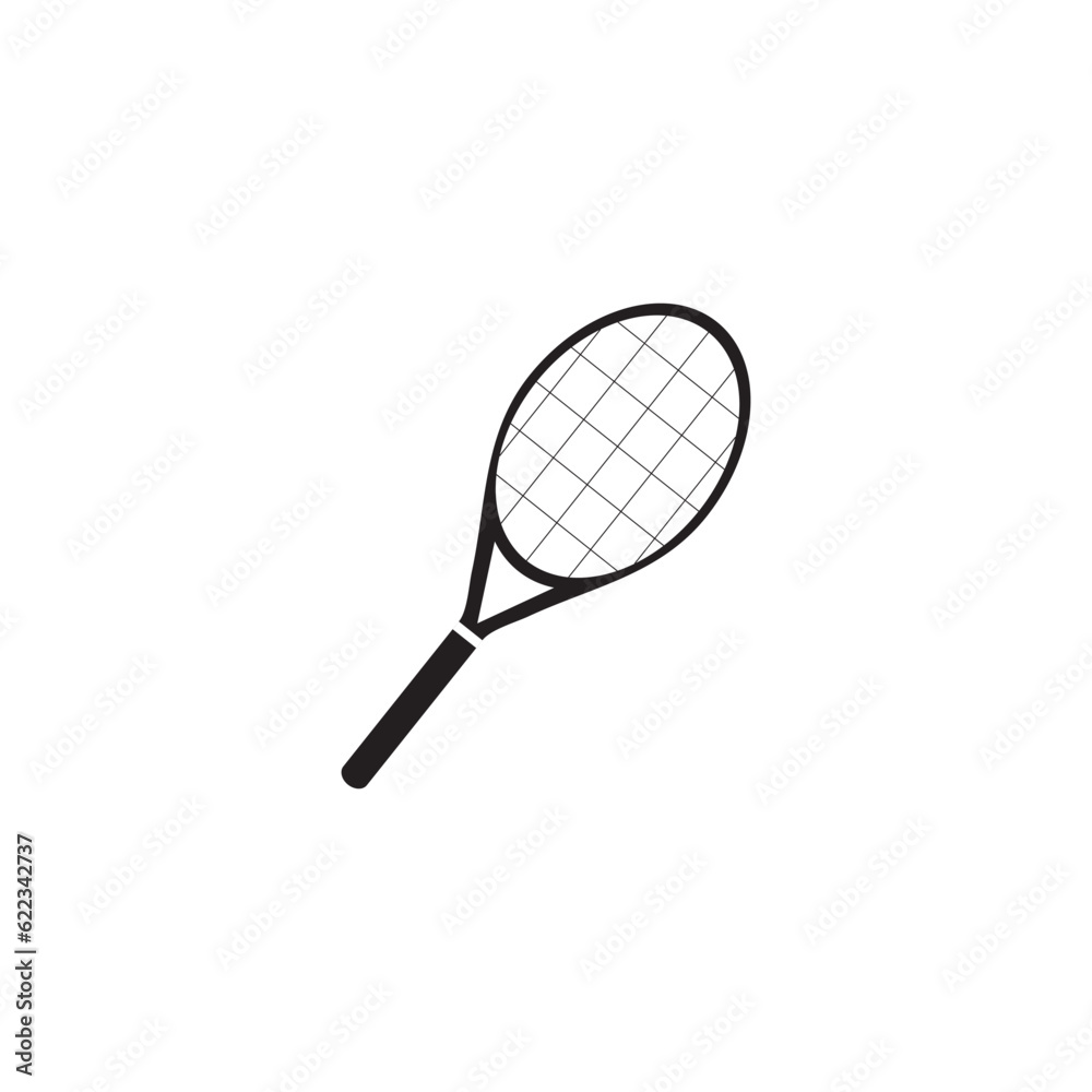 tennis racket icon symbol sign vector