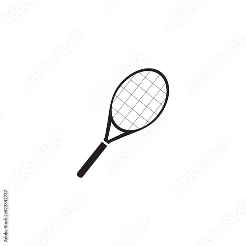 tennis racket icon symbol sign vector © izzayani
