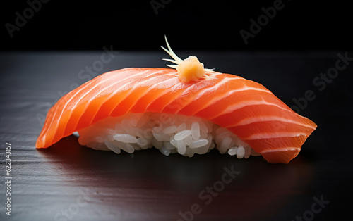 Nigiri sushi created with Generative AI technology