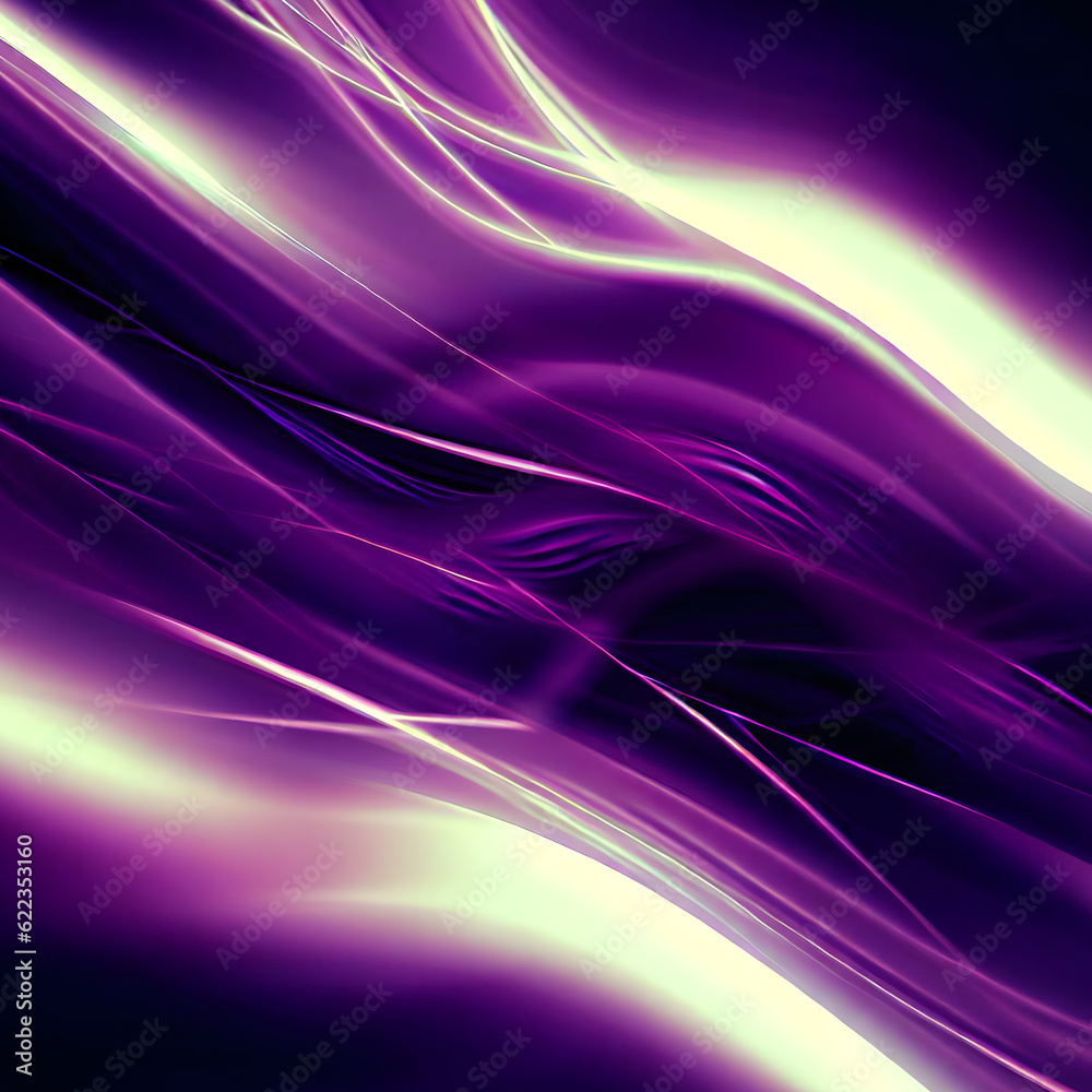 Naklejka premium Seamless Purple Wave background