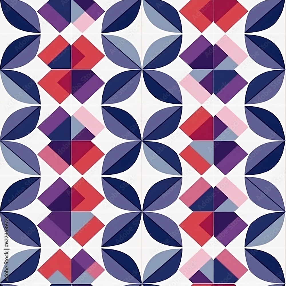 seamless geometric pattern, generative AI seamless geometric pattern, generative AI