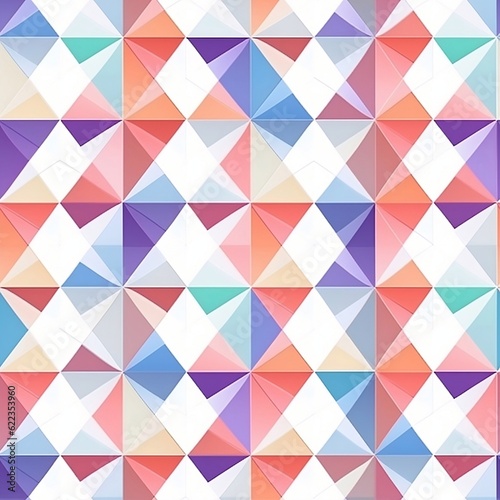 seamless geometric pattern  generative Ai 