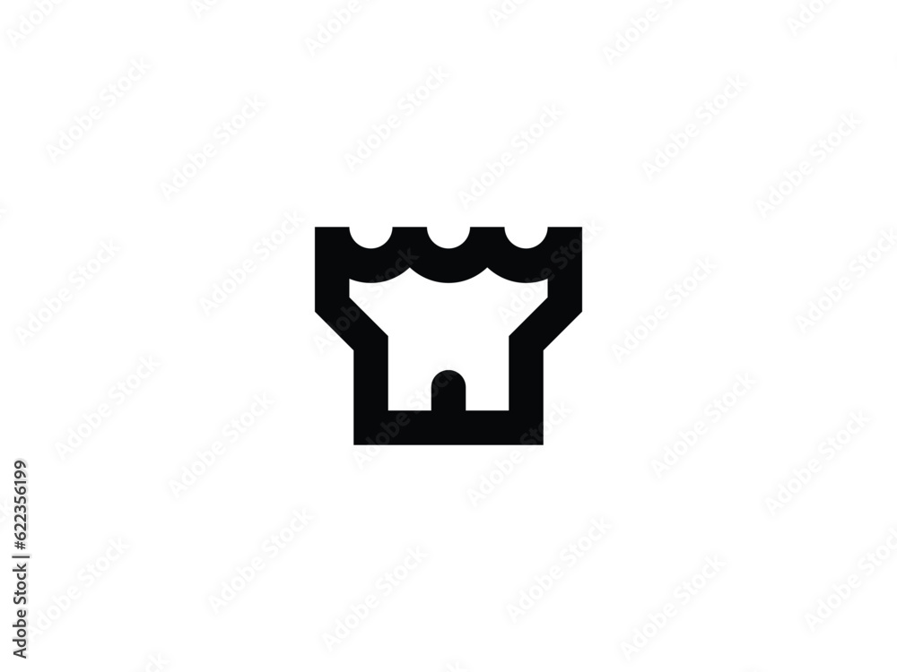 creative castle tower logo design creative castle tower logo design