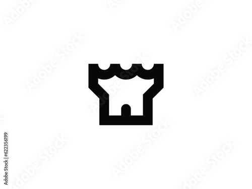 creative castle tower logo design