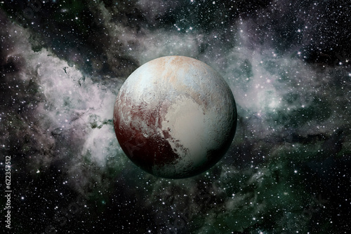 Billede på lærred Solar System - Pluto