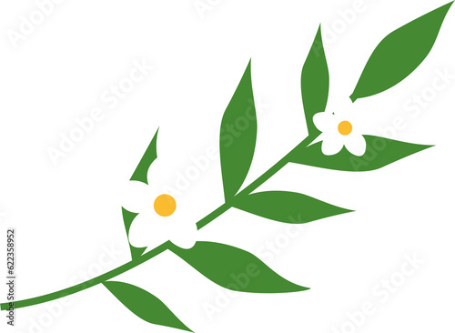 Tableau sur toile leaf