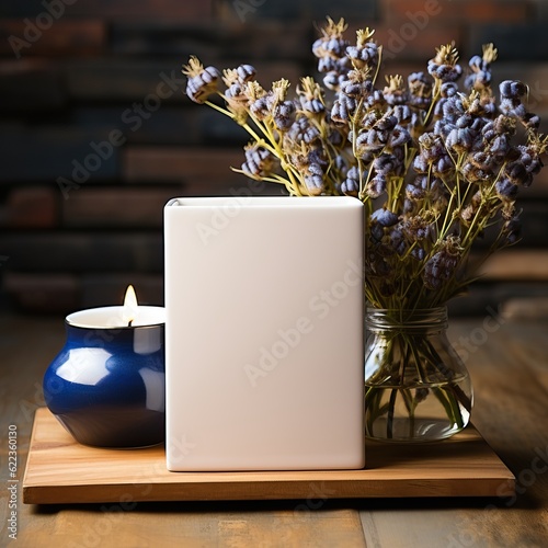 blank package mockup in an ...