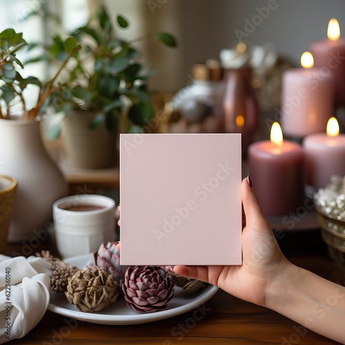 blank package mockup in an ...