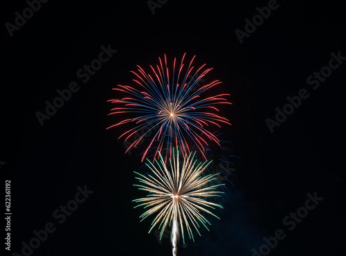 fireworks in the night sky © Cam