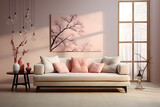 Modern Couch Interior Design Idea, Modern Cozy Couch, Couch Design Idea With pick Accent