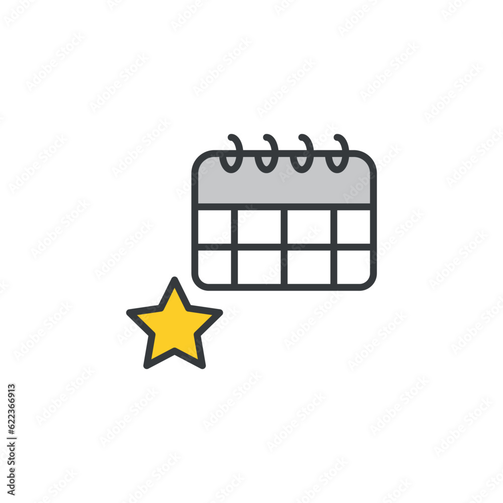 Calender icon design with white background stock illustration Calender icon design with white background stock illustration