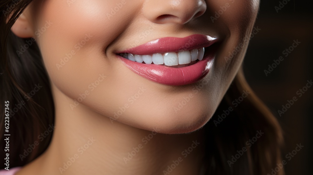 close up of a woman smiling, ai generative close up of a woman smiling, ai generative