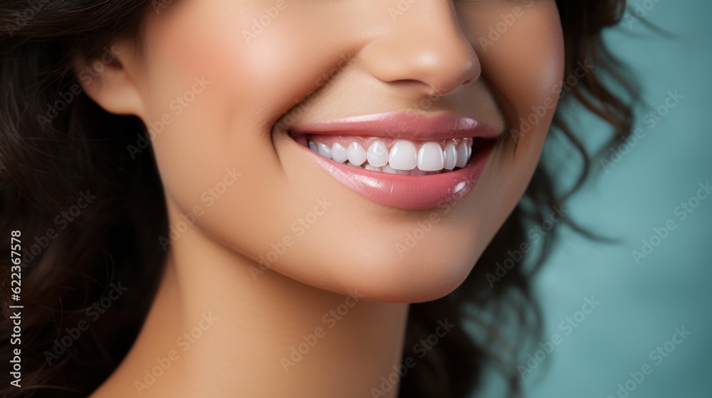 close up of a woman smiling, ai generative close up of a woman smiling, ai generative