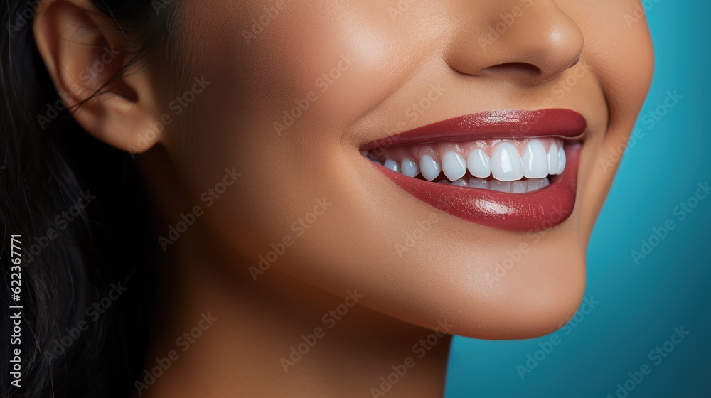 close up of a woman smiling, ai generative close up of a woman smiling, ai generative