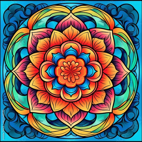 Rose Flower Mandala