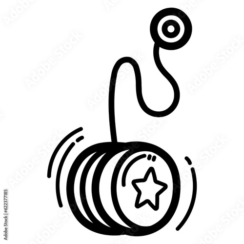 yoyo line icon style