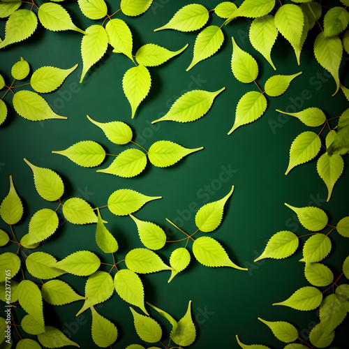 Pattern repetition Leaf concept for background on the board