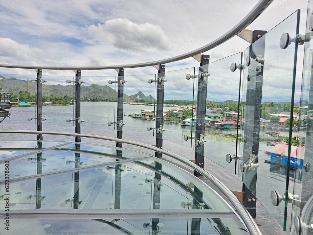 Obraz premium The skywalk at Kanchanaburi province,Thailand.
