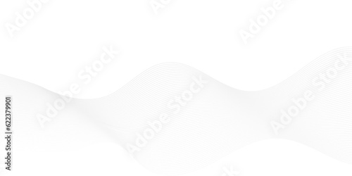 Abstract white paper tecnology wave background. abstract gradiant and white wave curve lines banner background design. Vector illustration. Modern template abstract design flowing particles wave. 