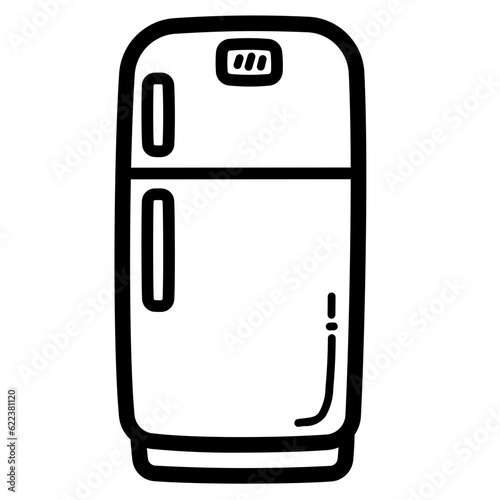 fridge line icon style