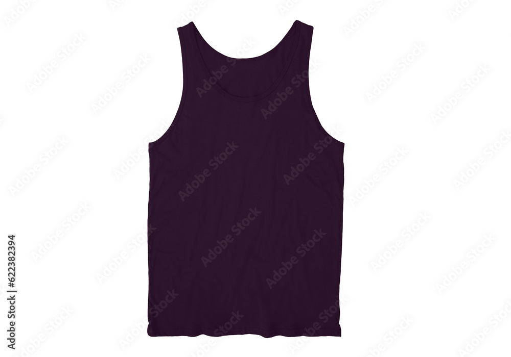 Men's Regular-Fit Tank Top, Undershirts front Plum Men's Regular-Fit Tank Top, Undershirts front Plum