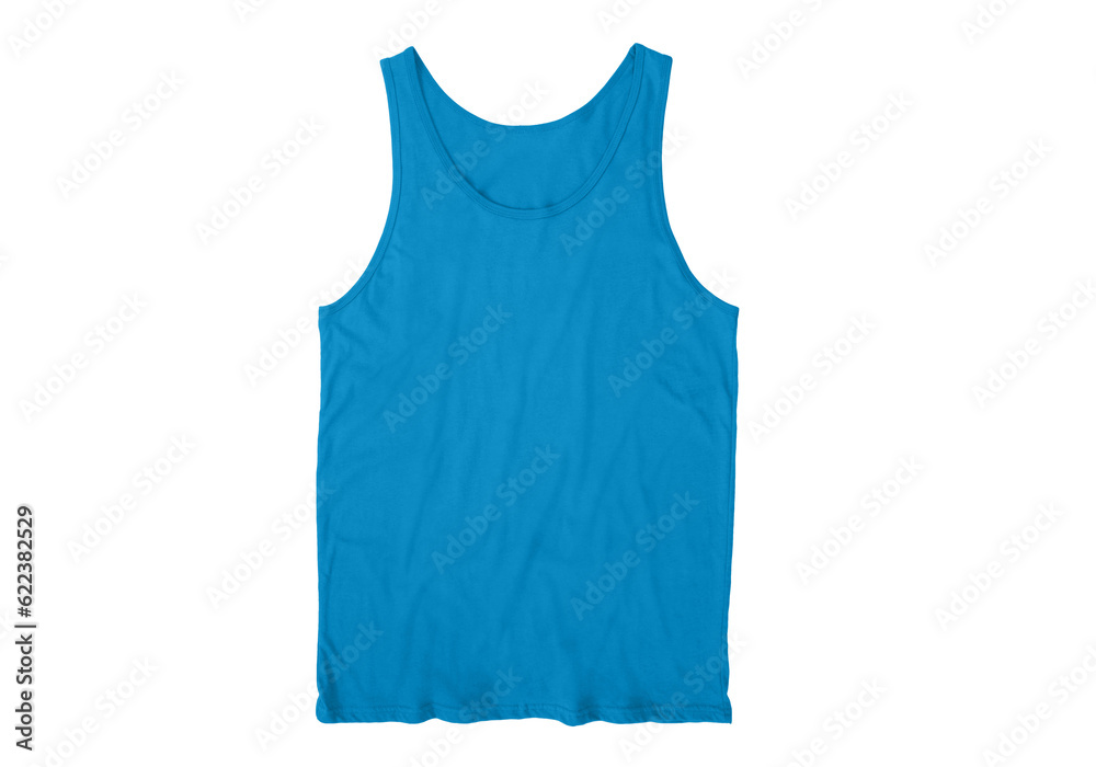 Men's Regular-Fit Tank Top, Undershirts front Turquoise Men's Regular-Fit Tank Top, Undershirts front Turquoise