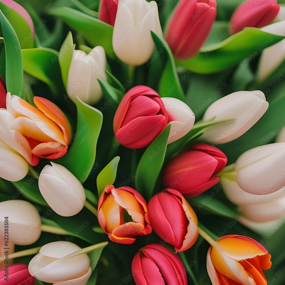 Obraz premium bunch of tulips