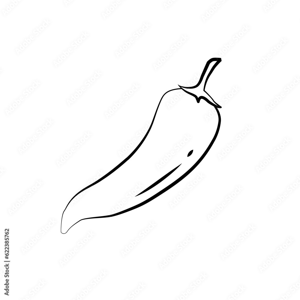 Hot natural chili pepper pod for culinary products and recipes vector illustration. Chili pepper on fire. Closeup burned cayenne pepper for spicy food ingredients or capsicum salsa cooking Hot natural chili pepper pod for culinary products and recipes vector illustration. Chili pepper on fire. Closeup burned cayenne pepper for spicy food ingredients or capsicum salsa cooking