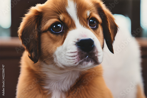 beagle dog portrait.Generative AI