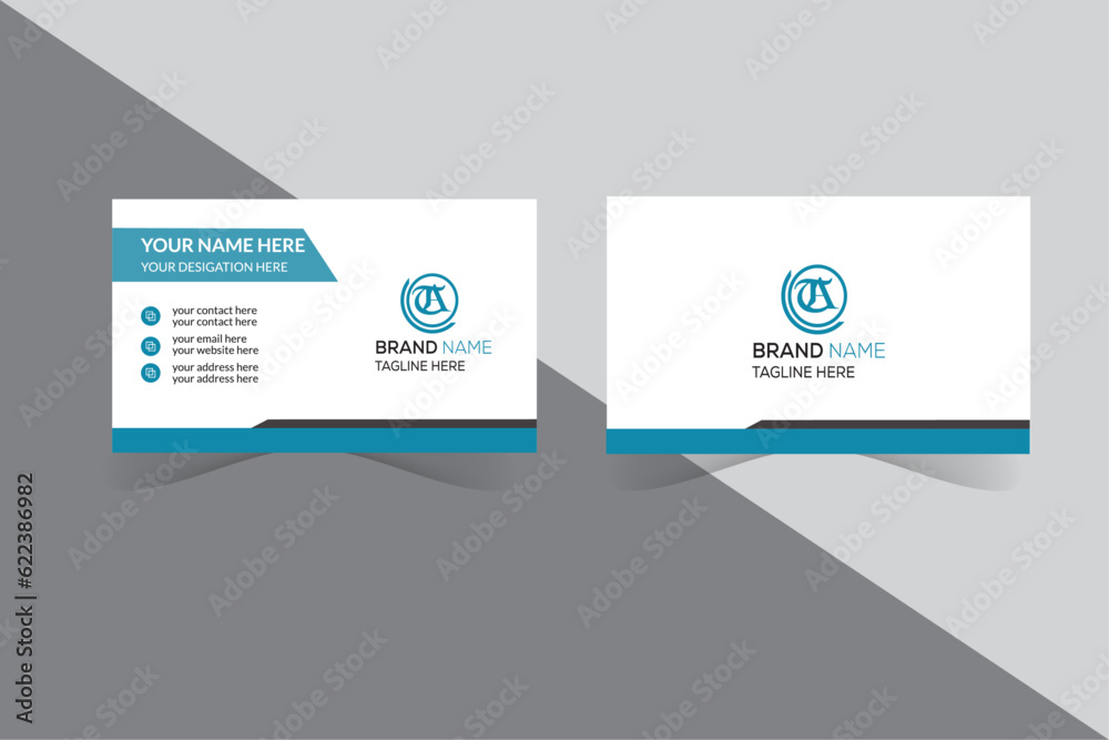 Modern and corporate business card design and smart identity Modern and corporate business card design and smart identity