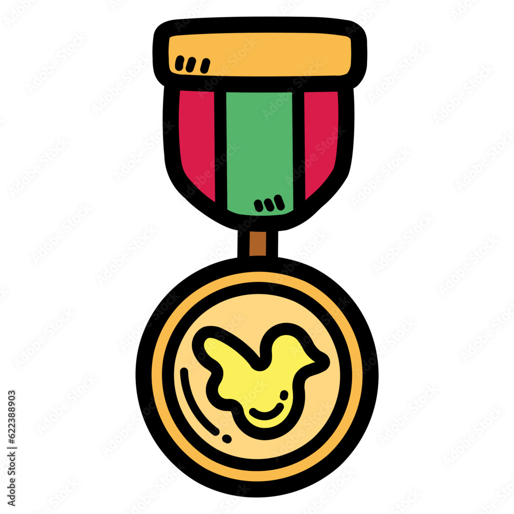 medal filled outline icon style medal filled outline icon style