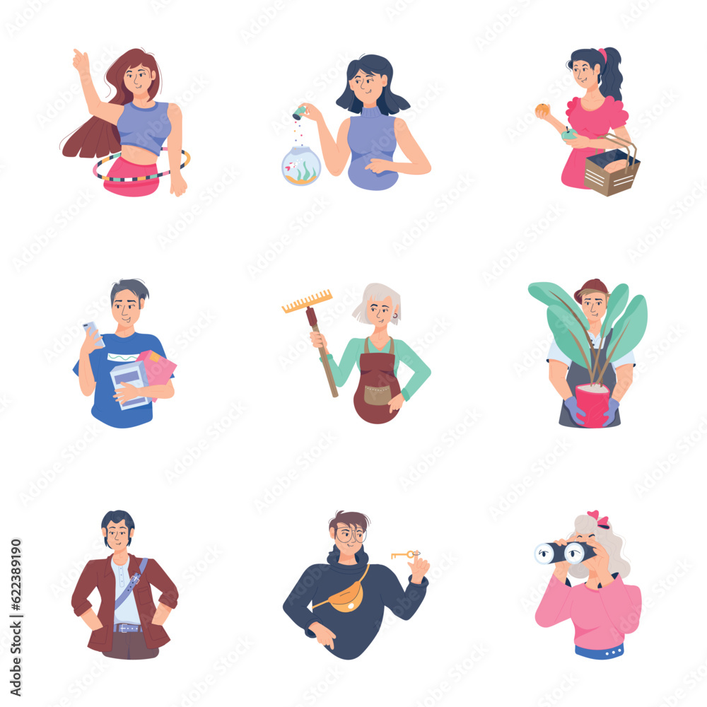 Modern Pack of Life Activities Flat Illustrations
Modern Pack of Life Activities Flat Illustrations