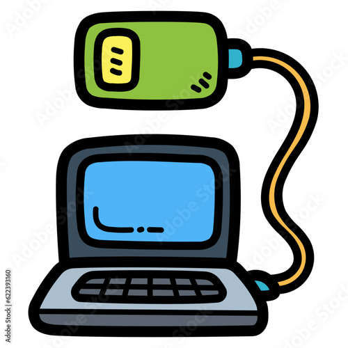 devices filled outline icon style