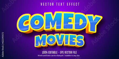 Editable Text Effect, Comedy Show Text Style