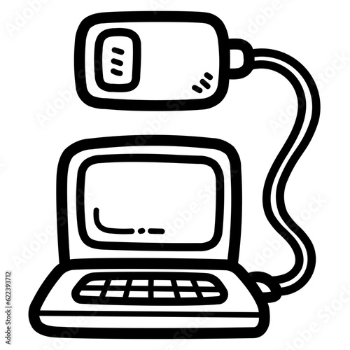 devices line icon style