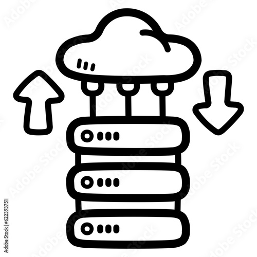 server line icon style