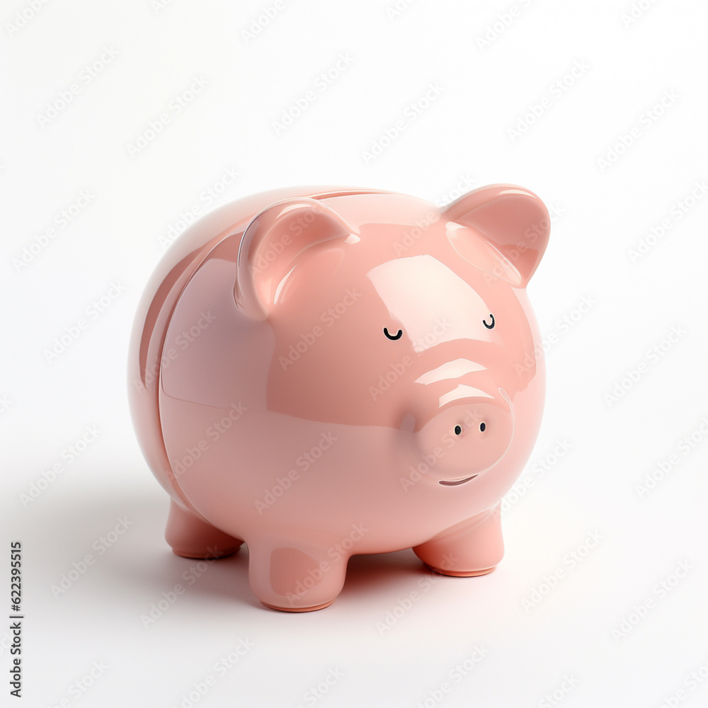 Piggy Bank isolated on white background