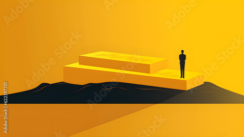 Golden Prosperity: Illustration of Shimmering Gold Coins